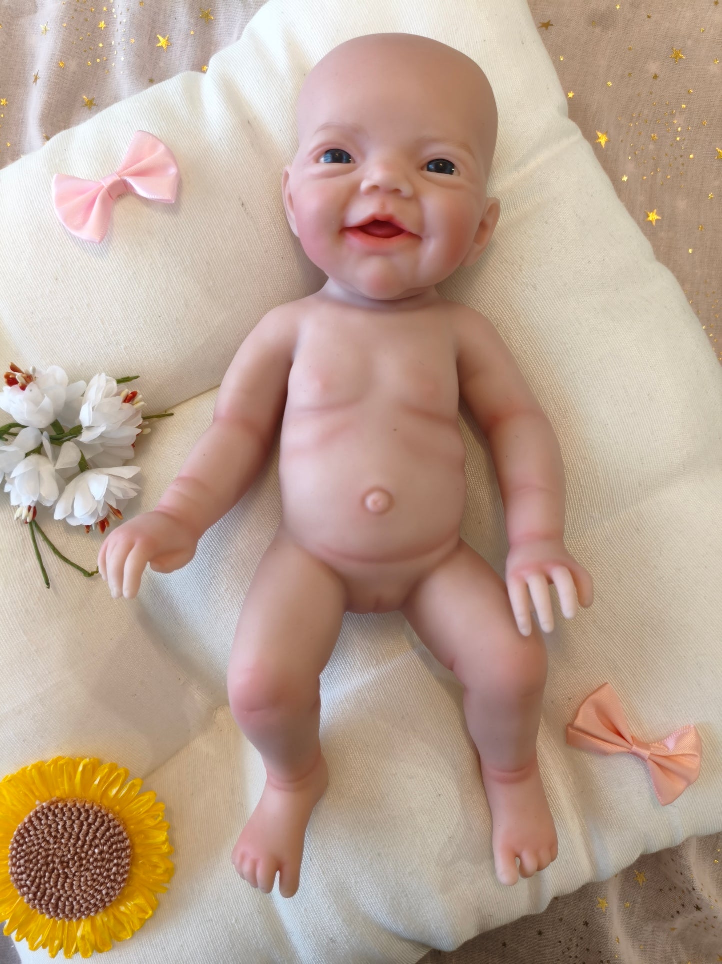 Bebé Reborn Lily - 30 cm de Silicona Blanda Realista