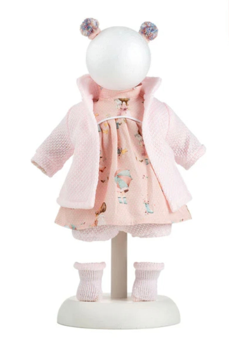 Ropa conjunto rosa animalitos 33 cm