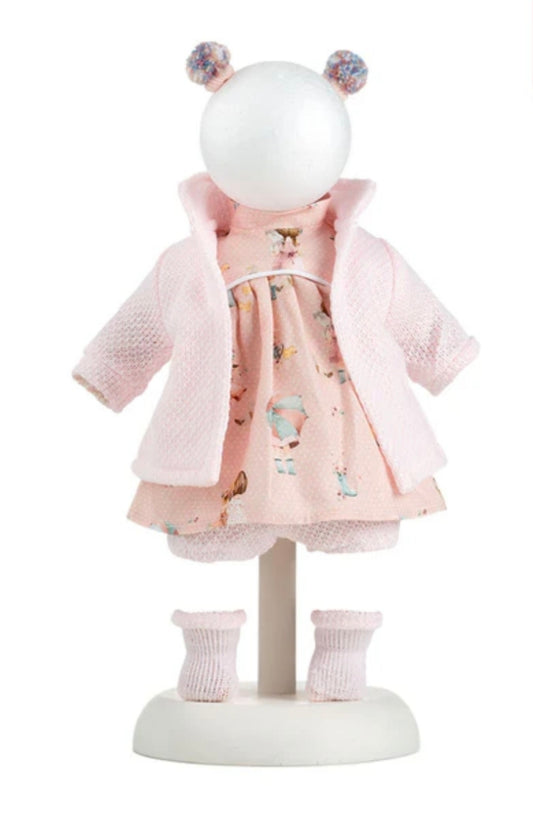 Ropa conjunto rosa animalitos 33 cm