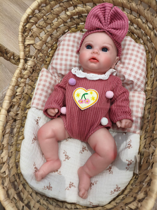Bebé Reborn Silicona Emma Niña 30cm / 1,2kg