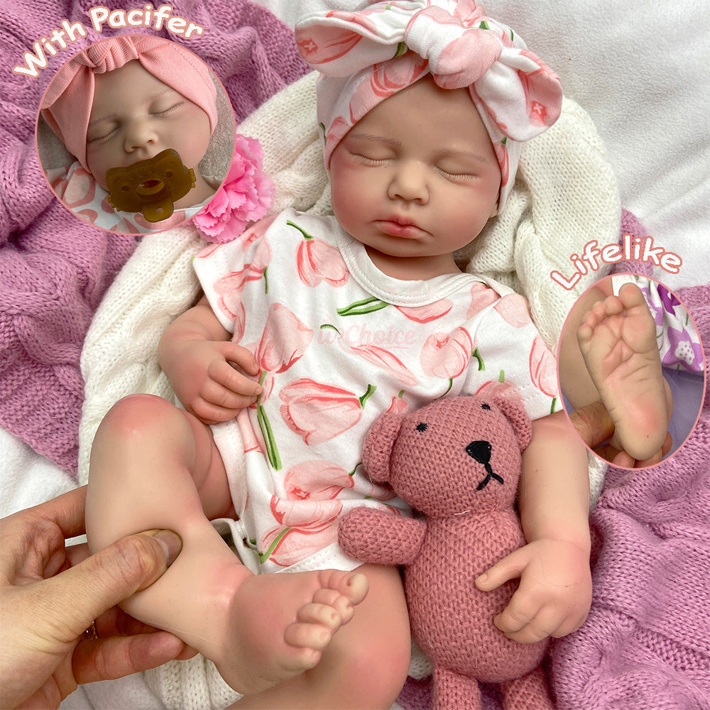 Bebé Reborn Silicona Alma Niña 50cm / 3,1kg