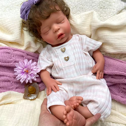 Bebé Reborn Silicona Zoe Niña 45cm / 2,7kg