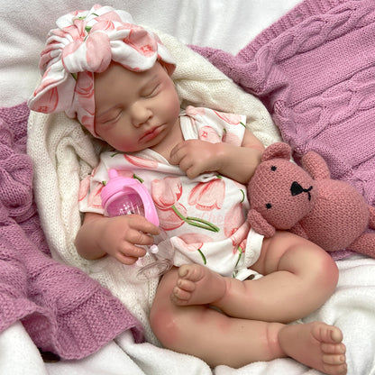 Bebé Reborn Silicona Alma Niña 50cm / 3,1kg