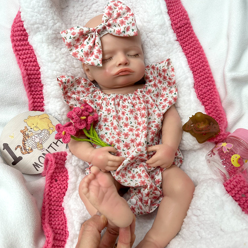Bebé Reborn Silicona Lia Niña 46cm / 2,5kg