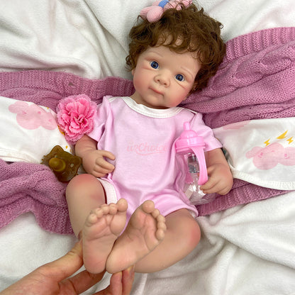 Bebé Reborn Silicona Atenea Niña 50cm / 3,4kg