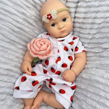 Bebé Reborn Silicona Dalia Niña 45cm / 2,5kg
