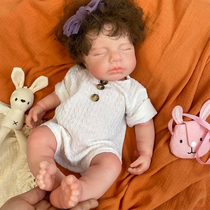Bebé Reborn Silicona Mirna Niña 45cm / 3,5kg