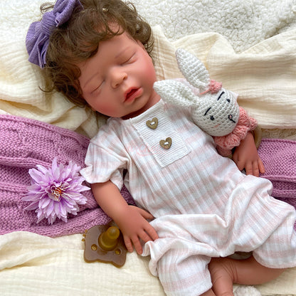 Bebé Reborn Silicona Zoe Niña 45cm / 2,7kg
