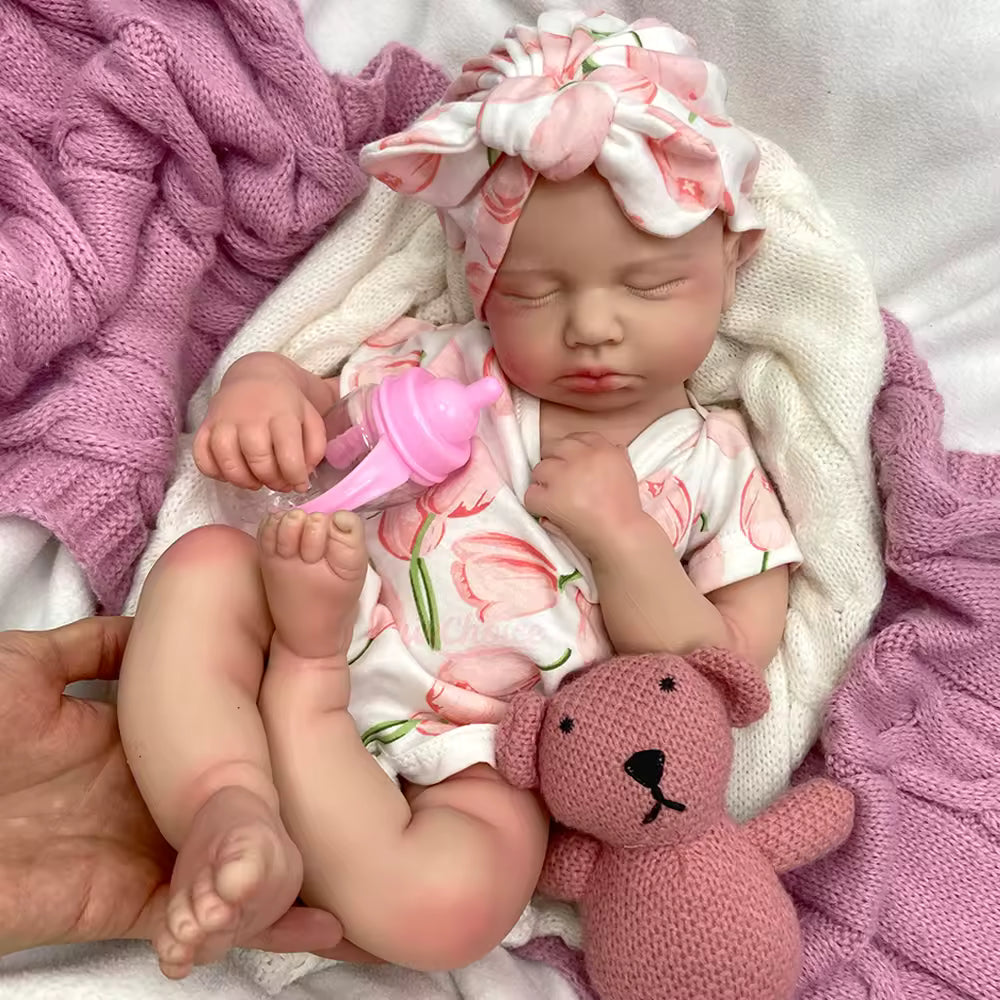 Bebé Reborn Silicona Alma Niña 50cm / 3,1kg