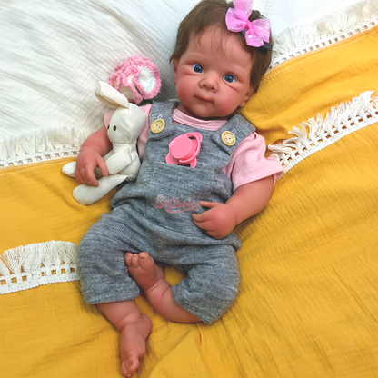 Bebé Reborn Silicona Leslie Niña 50cm / 3,4kg