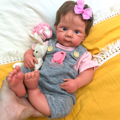 Bebé Reborn Silicona Leslie Niña 50cm / 3,4kg