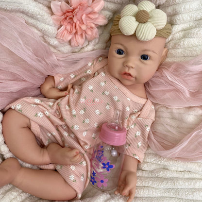 Bebé Reborn Silicona Nerea Niña 45cm / 2,6kg