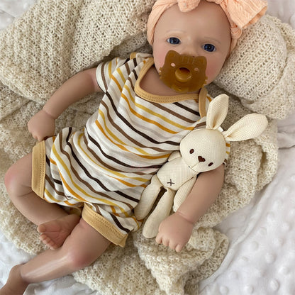 Bebé Reborn Silicona Clara Niña 50cm / 3,2kg