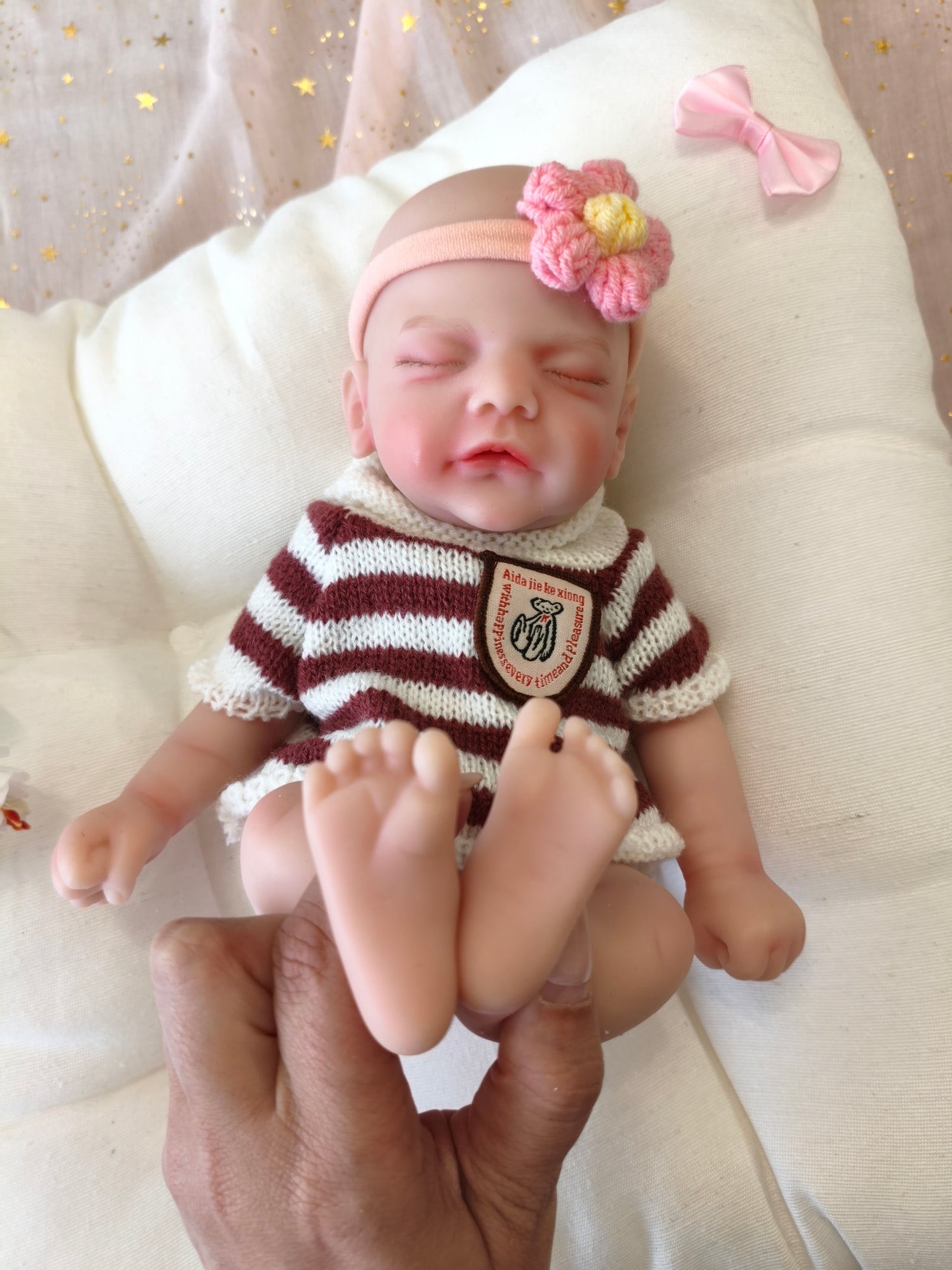 Bebé Reborn Olga - 30 cm de Silicona Blanda Realista