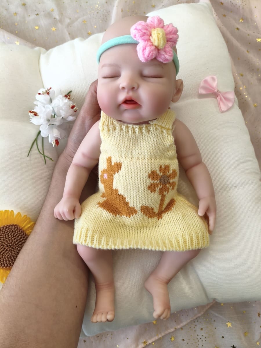 Bebé Reborn Zoe - 30 cm de Silicona Blanda Realista