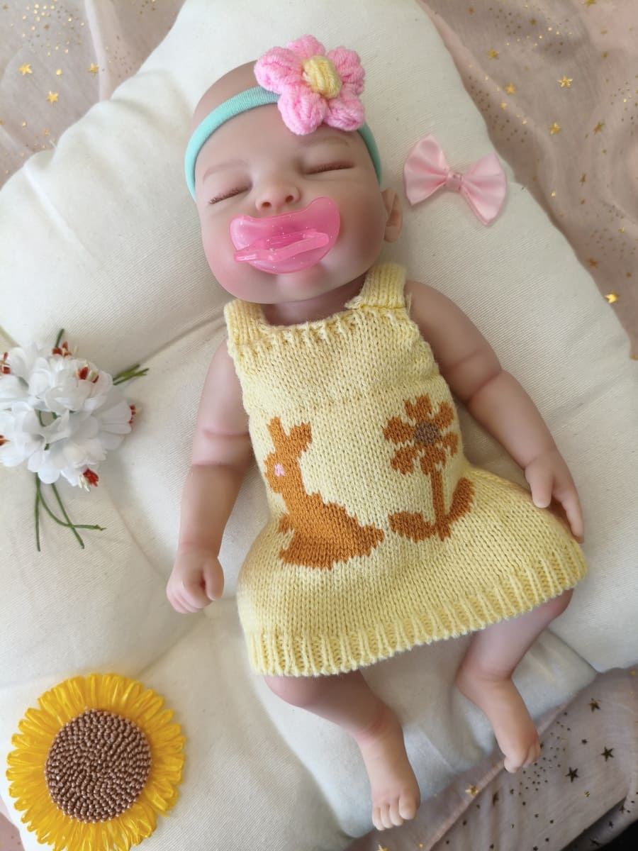 Bebé Reborn Zoe - 30 cm de Silicona Blanda Realista