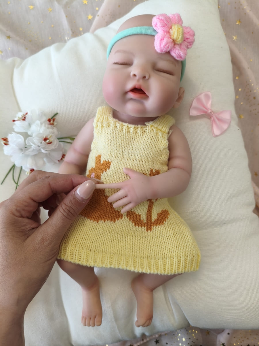 Bebé Reborn Zoe - 30 cm de Silicona Blanda Realista