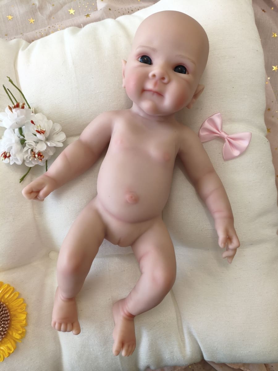 Bebé Reborn Mirna - 30 cm de Silicona Blanda Realista