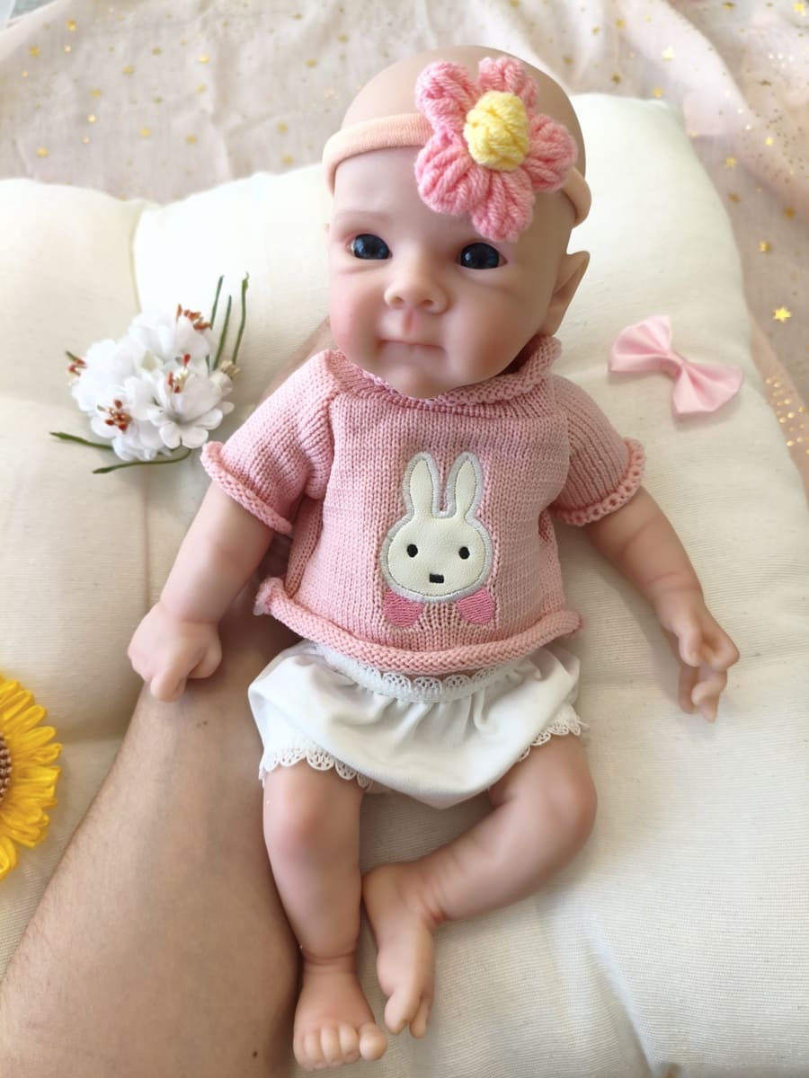 Bebé Reborn Mirna - 30 cm de Silicona Blanda Realista