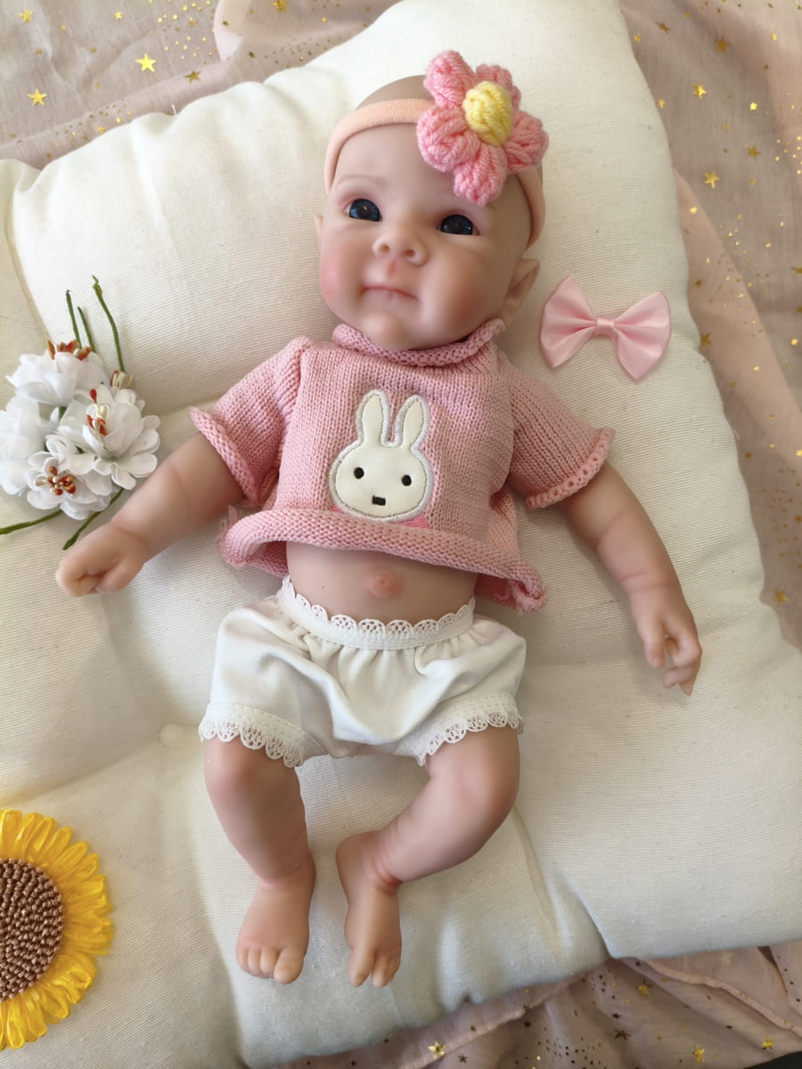 Bebé Reborn Mirna - 30 cm de Silicona Blanda Realista