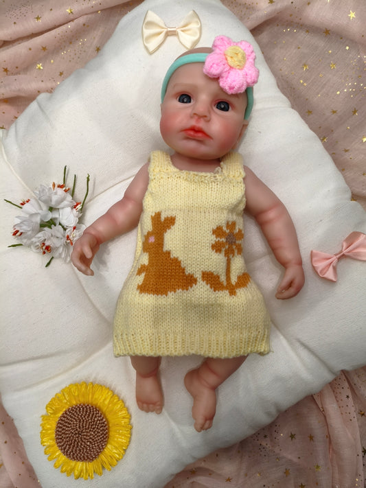 Bebé Reborn Cloe - 30 cm de Silicona Blanda Realista