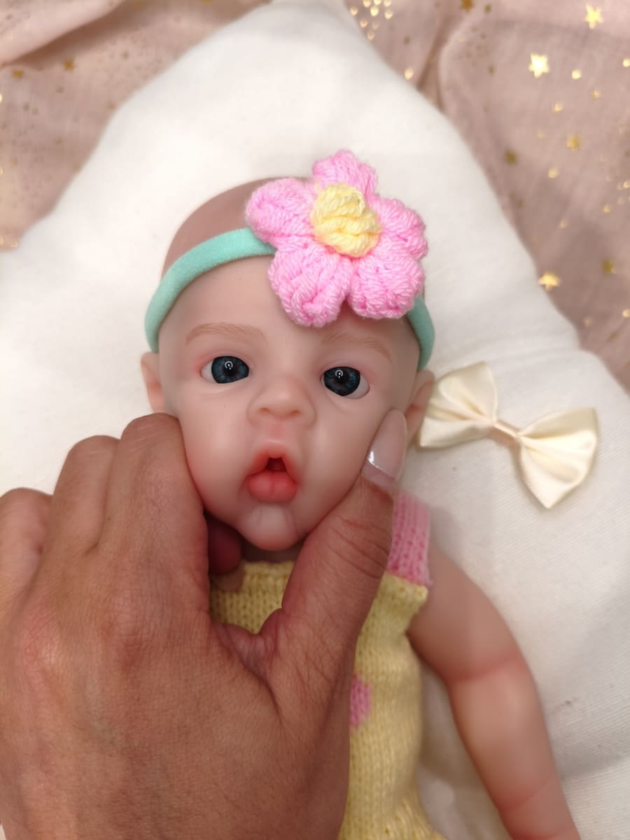 Bebé Reborn Mar- 30 cm de Silicona Blanda Realista