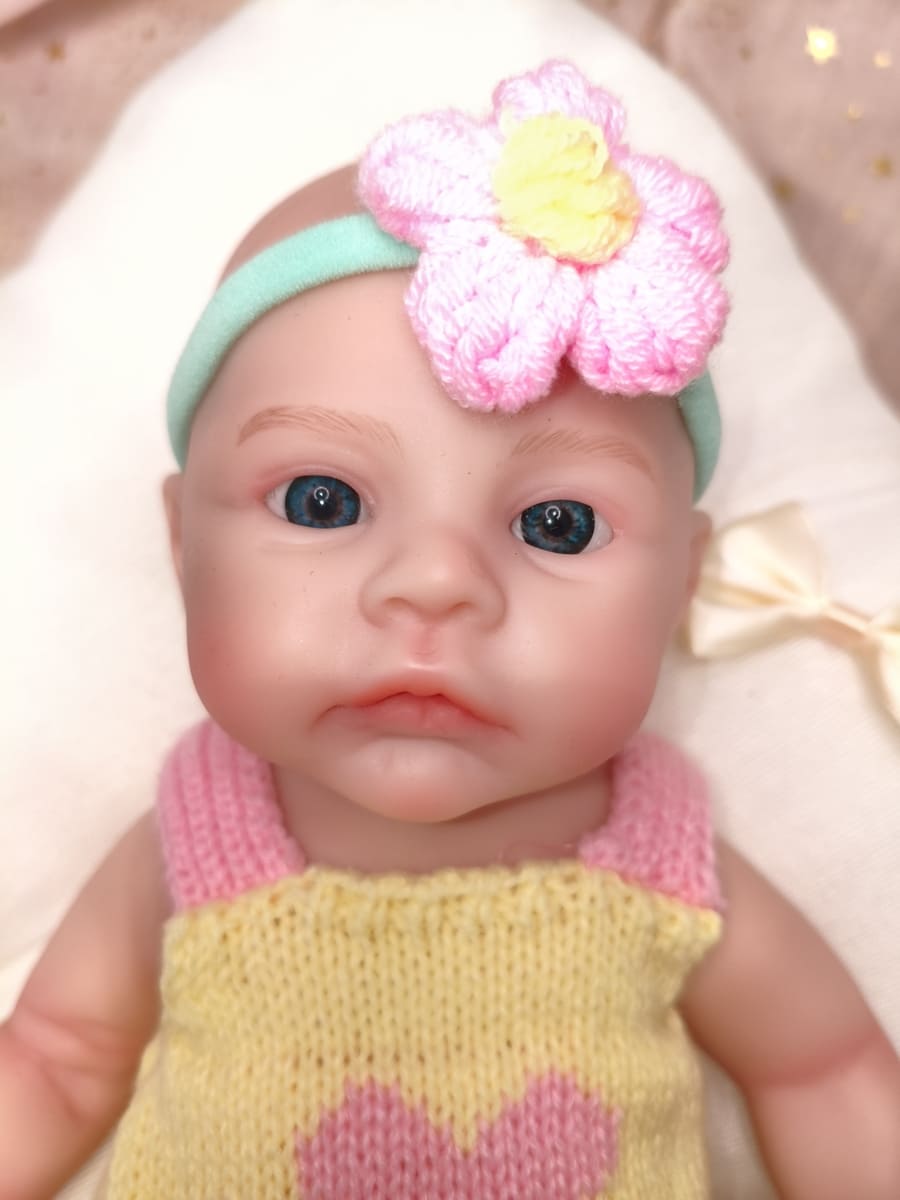 Bebé Reborn Mar- 30 cm de Silicona Blanda Realista
