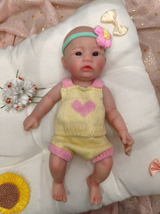 Bebé Reborn Luna - 30 cm de Silicona Blanda Realista