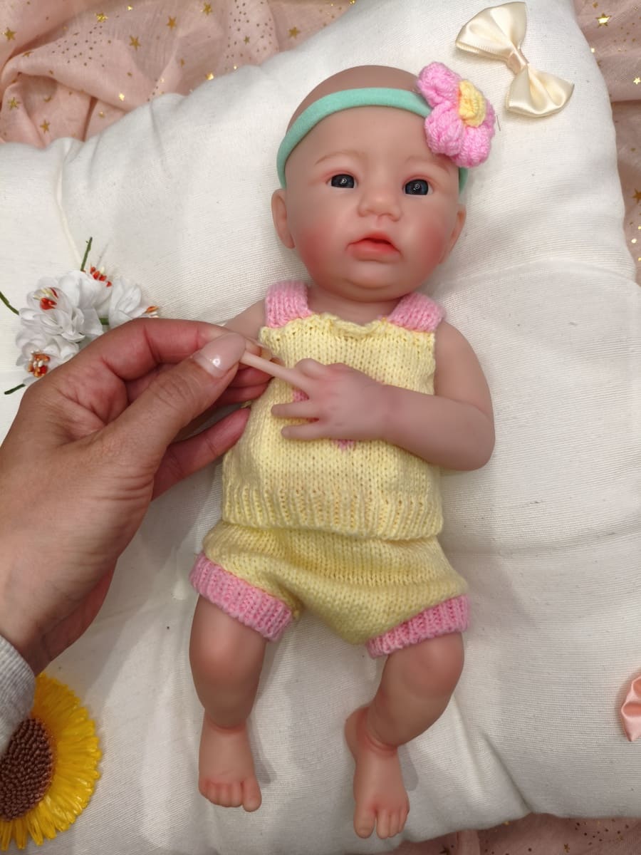 Bebé Reborn Luna - 30 cm de Silicona Blanda Realista