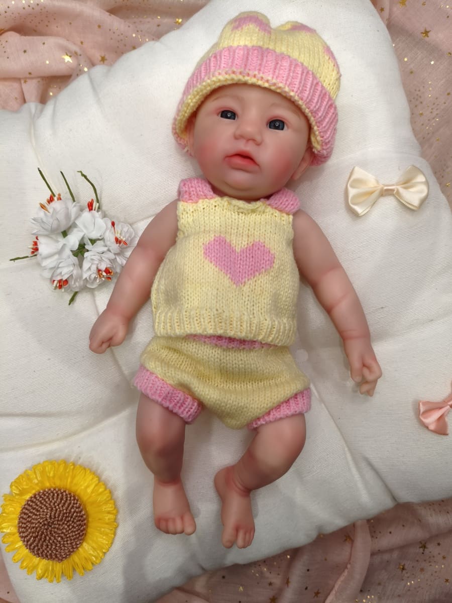 Bebé Reborn Luna - 30 cm de Silicona Blanda Realista