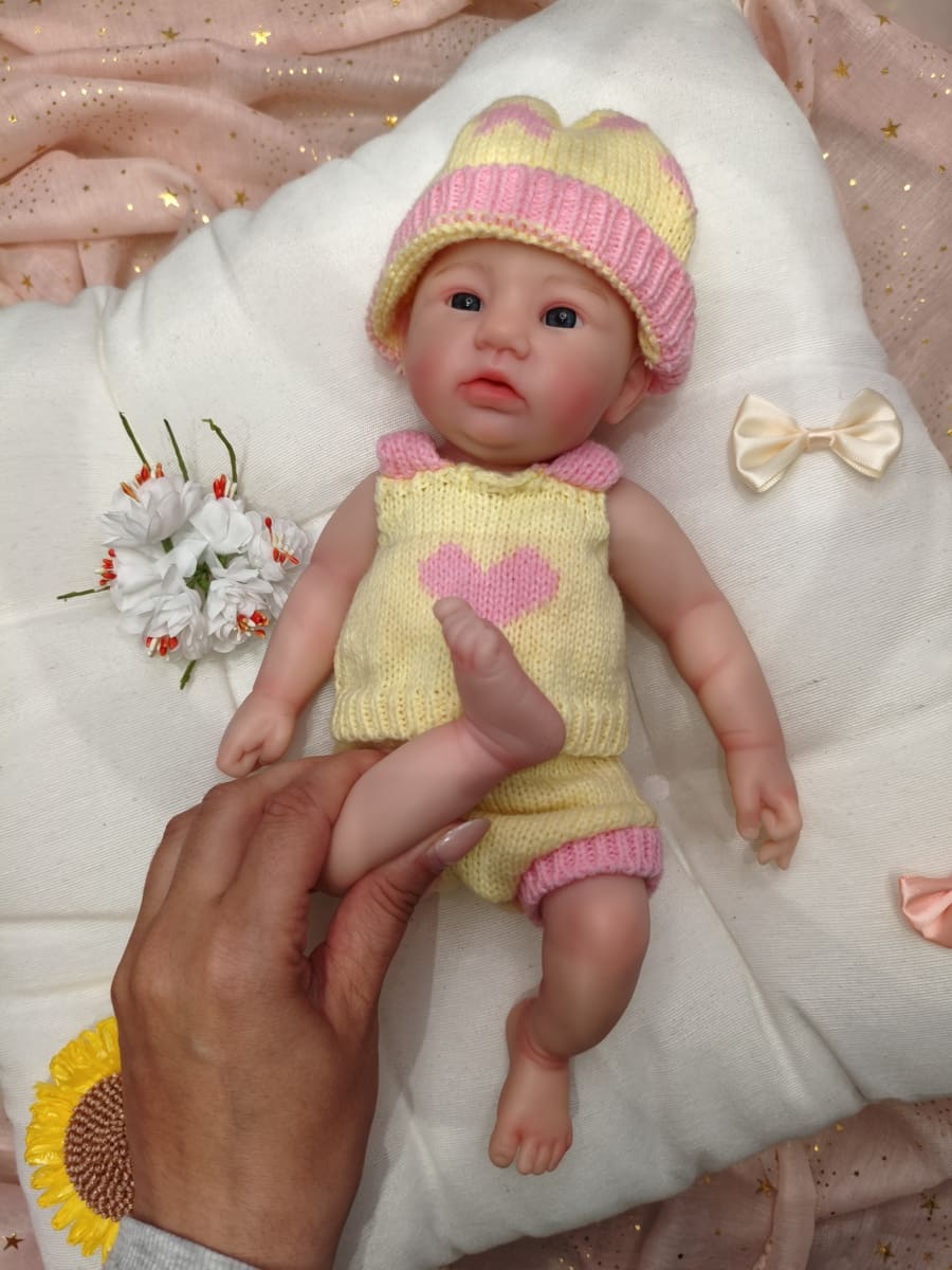 Bebé Reborn Luna - 30 cm de Silicona Blanda Realista