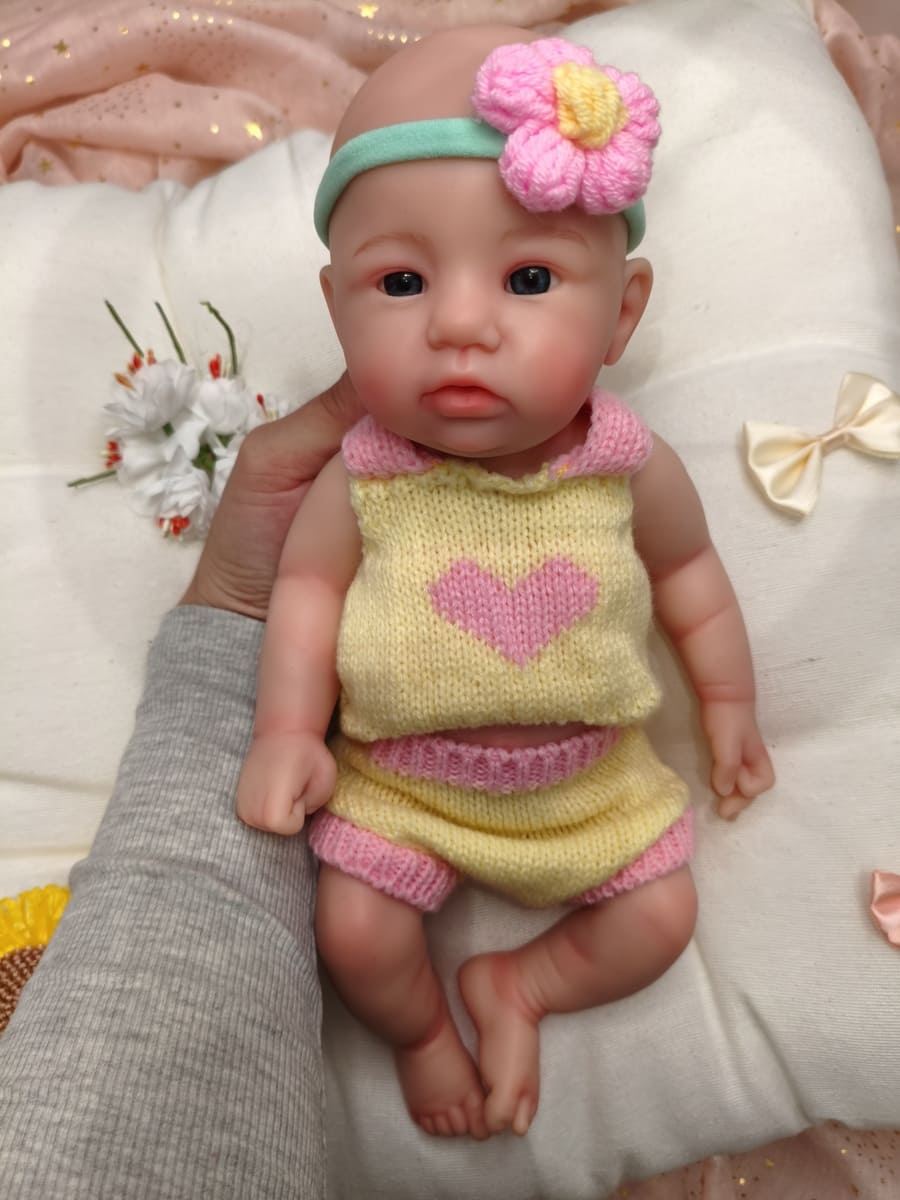Bebé Reborn Luna - 30 cm de Silicona Blanda Realista