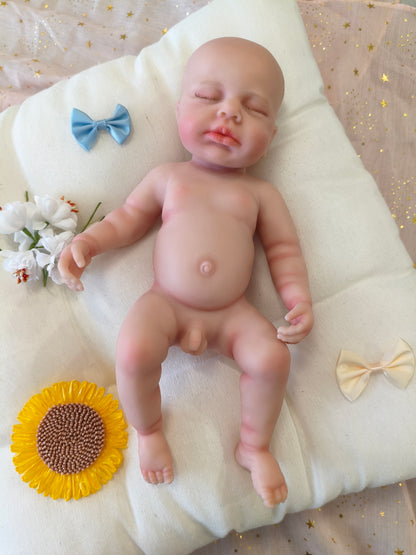 Bebé Reborn Eric - 30 cm de Silicona Blanda Realista