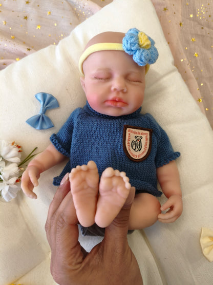 Bebé Reborn Eric - 30 cm de Silicona Blanda Realista