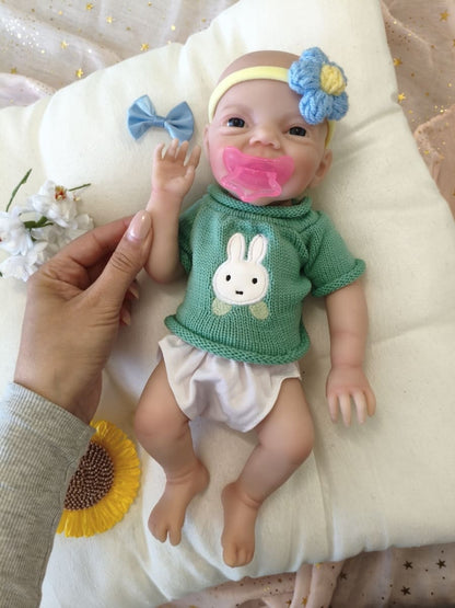 Bebé Reborn Alan - 30 cm de Silicona Blanda Realista