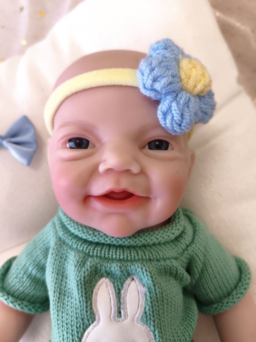 Bebé Reborn Alan - 30 cm de Silicona Blanda Realista