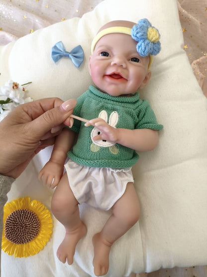 Bebé Reborn Alan - 30 cm de Silicona Blanda Realista