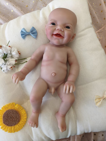 Bebé Reborn Alan - 30 cm de Silicona Blanda Realista