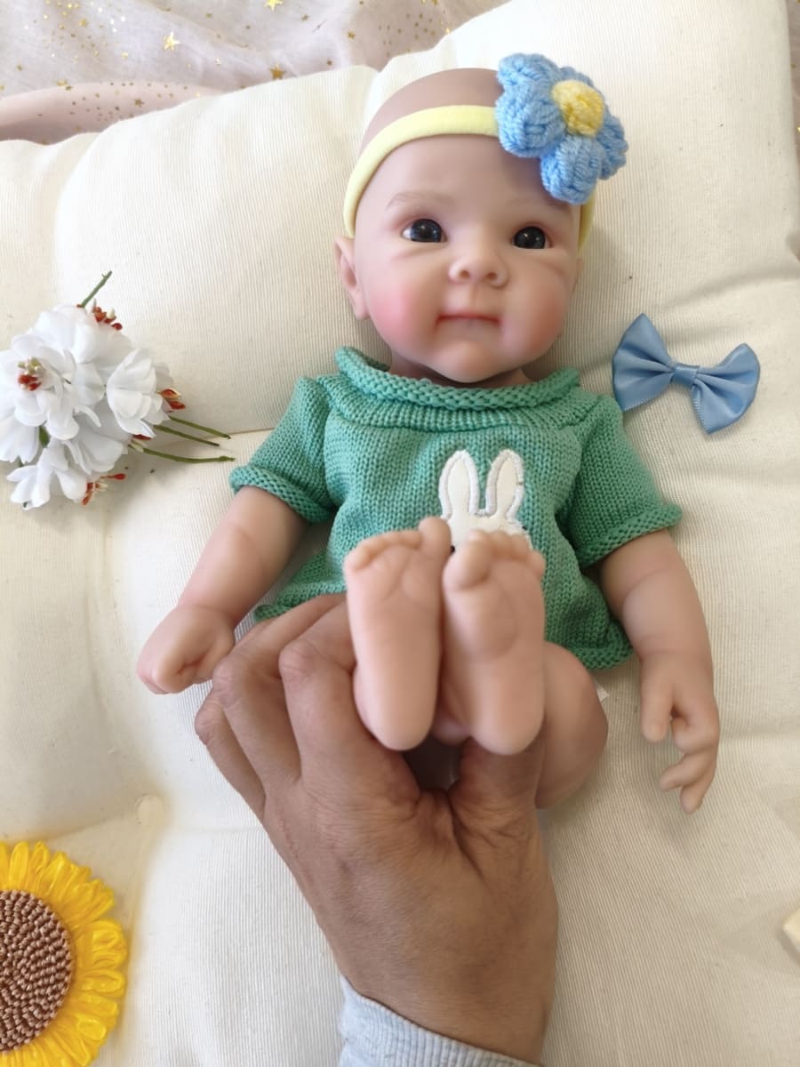 Bebé Reborn Eloy - 30 cm de Silicona Blanda Realista