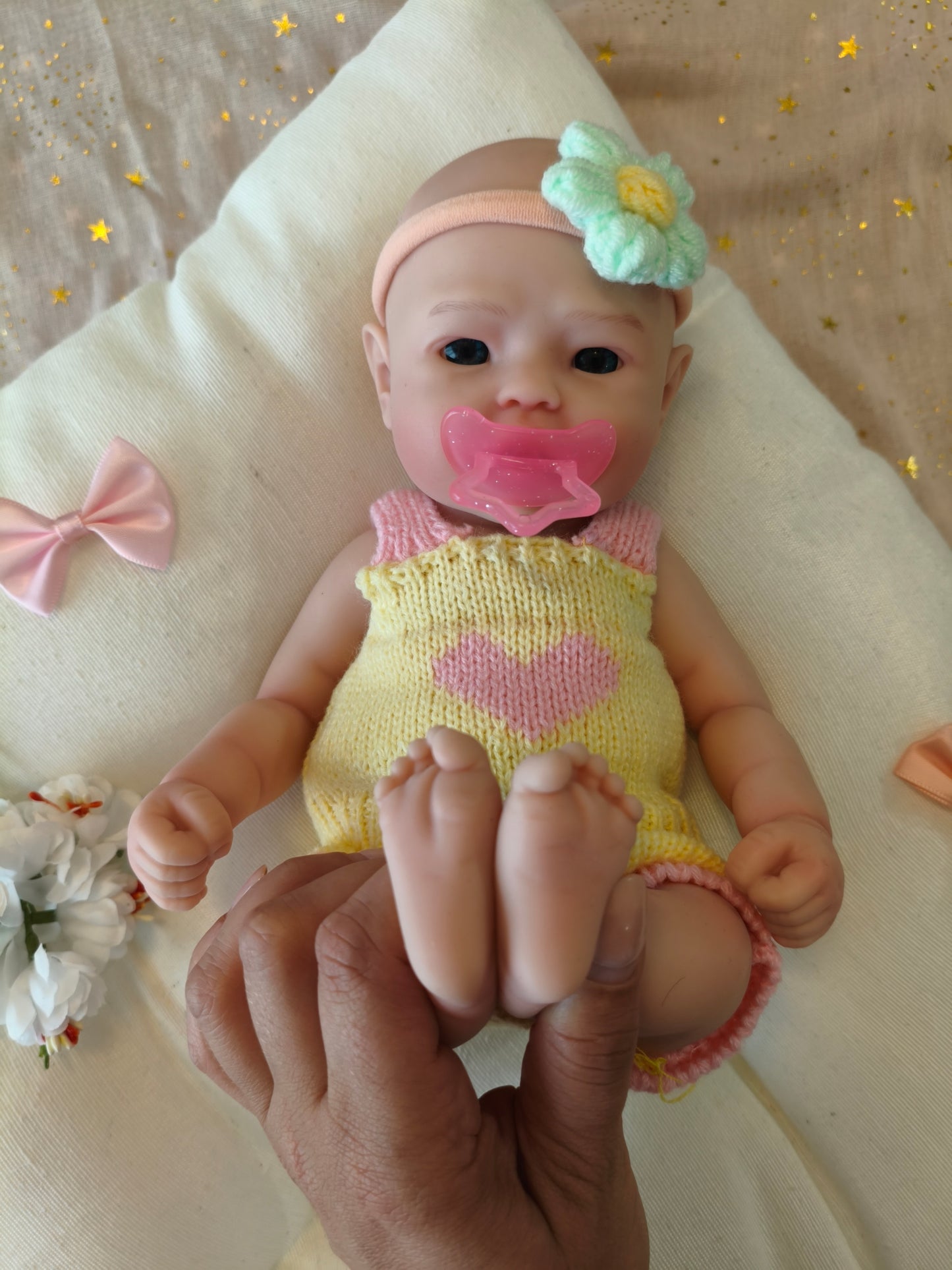 Bebé Reborn Camila - 30 cm de Silicona Blanda Realista