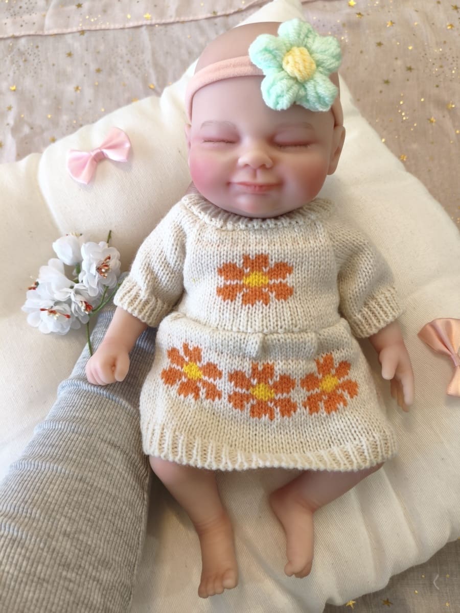 Bebé Reborn Mila - 30 cm de Silicona Blanda Realista