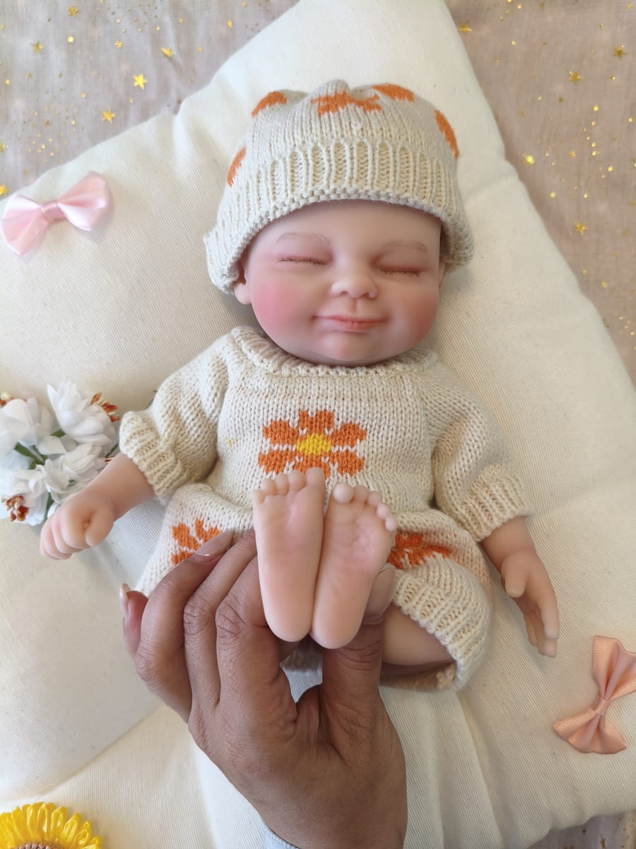 Bebé Reborn Mila - 30 cm de Silicona Blanda Realista