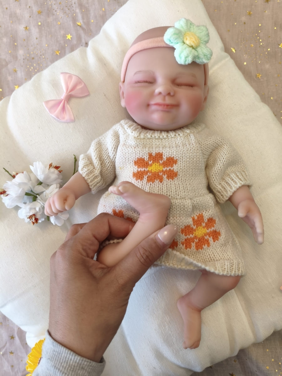 Bebé Reborn Mila - 30 cm de Silicona Blanda Realista