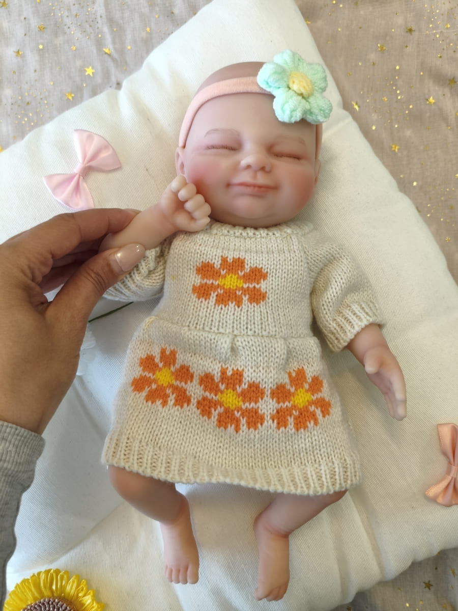 Bebé Reborn Mila - 30 cm de Silicona Blanda Realista