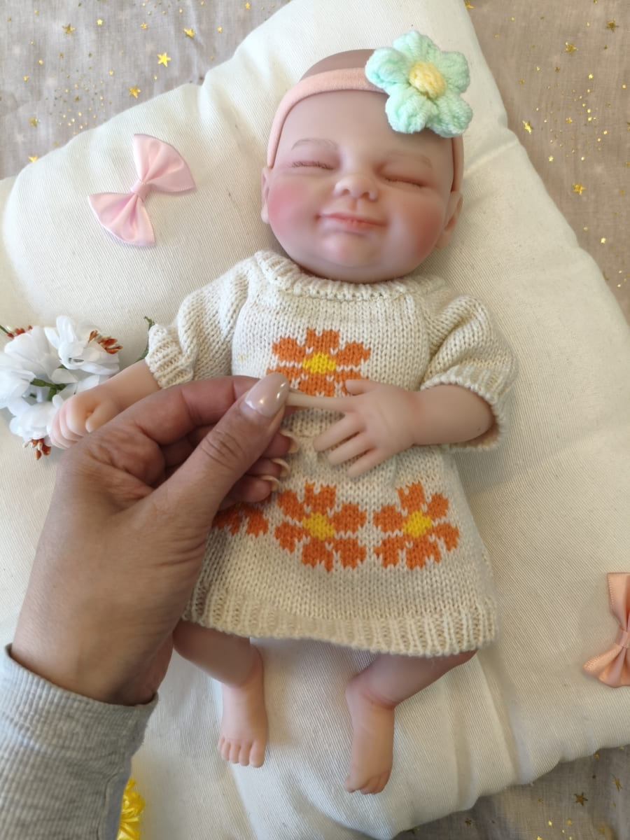 Bebé Reborn Mila - 30 cm de Silicona Blanda Realista