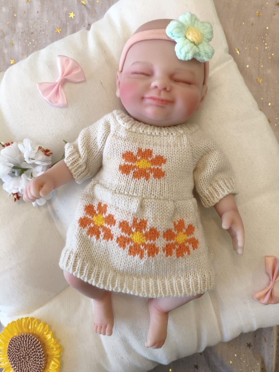 Bebé Reborn Mila - 30 cm de Silicona Blanda Realista