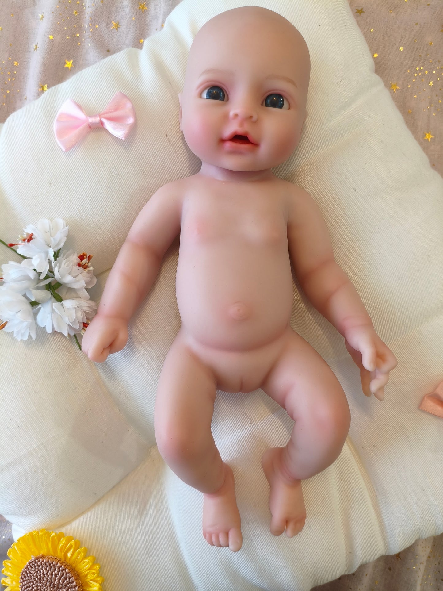 Bebé Reborn Sara - 30 cm de Silicona Blanda Realista