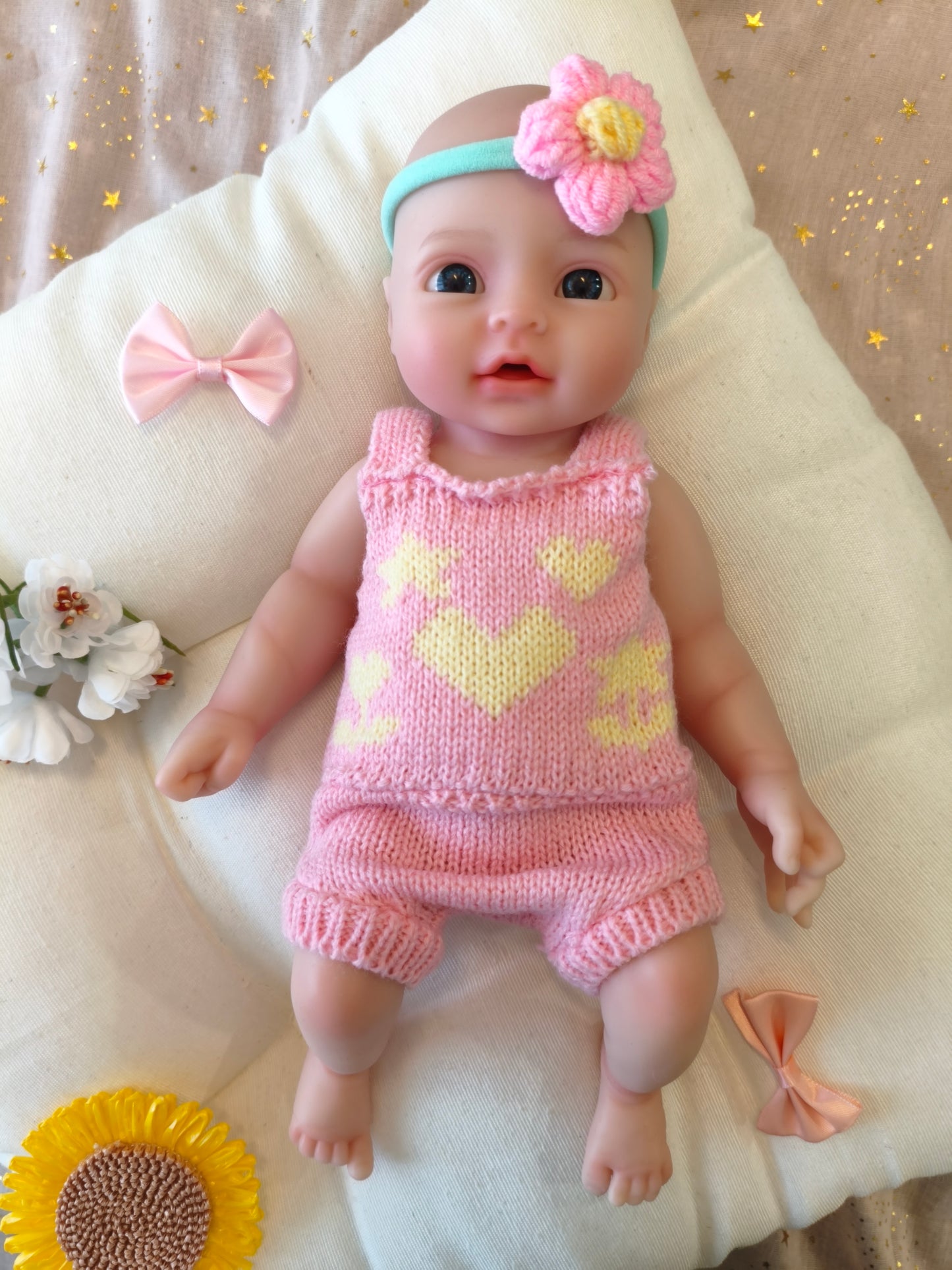 Bebé Reborn Sara - 30 cm de Silicona Blanda Realista