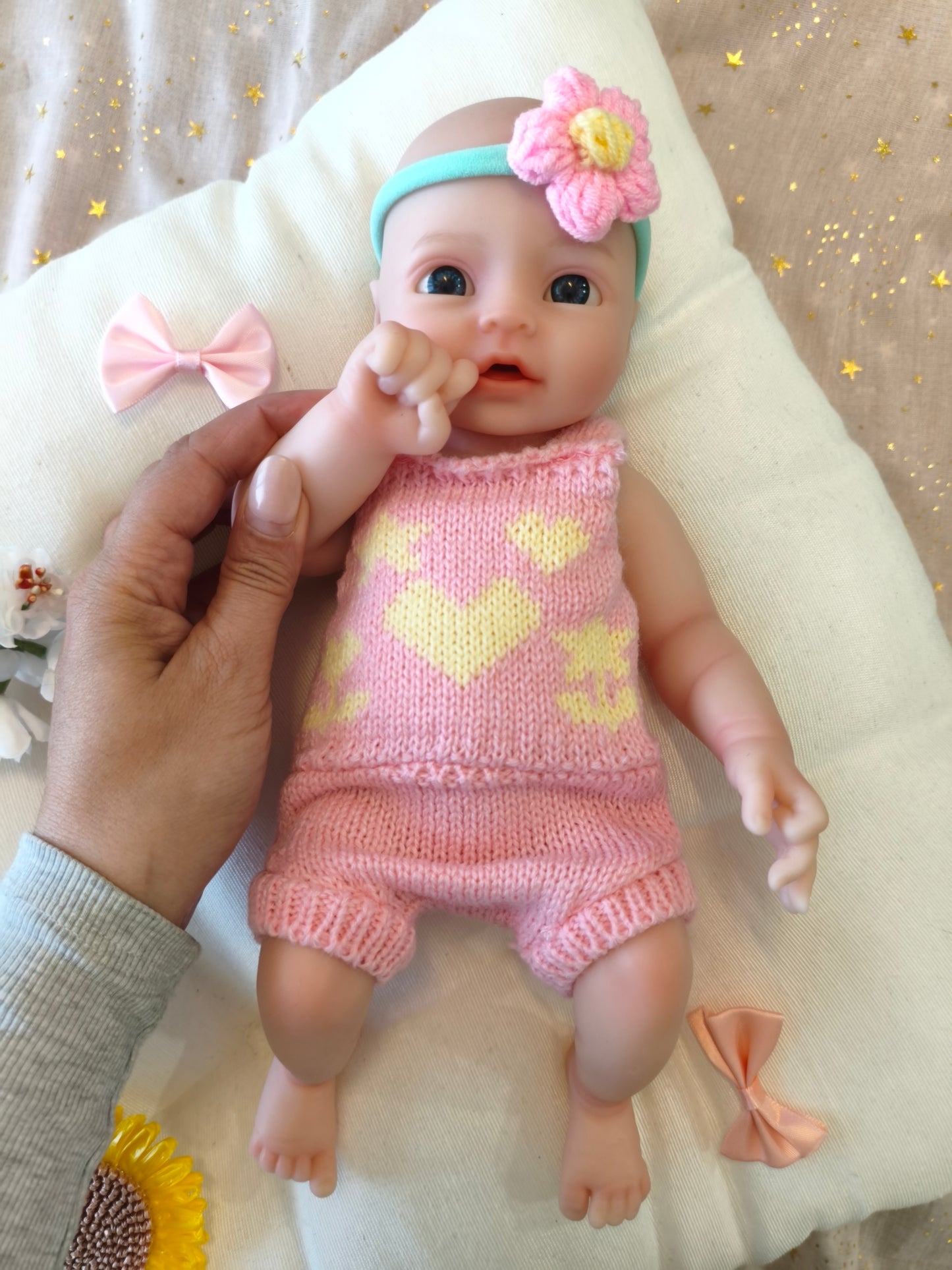 Bebé Reborn Sara - 30 cm de Silicona Blanda Realista