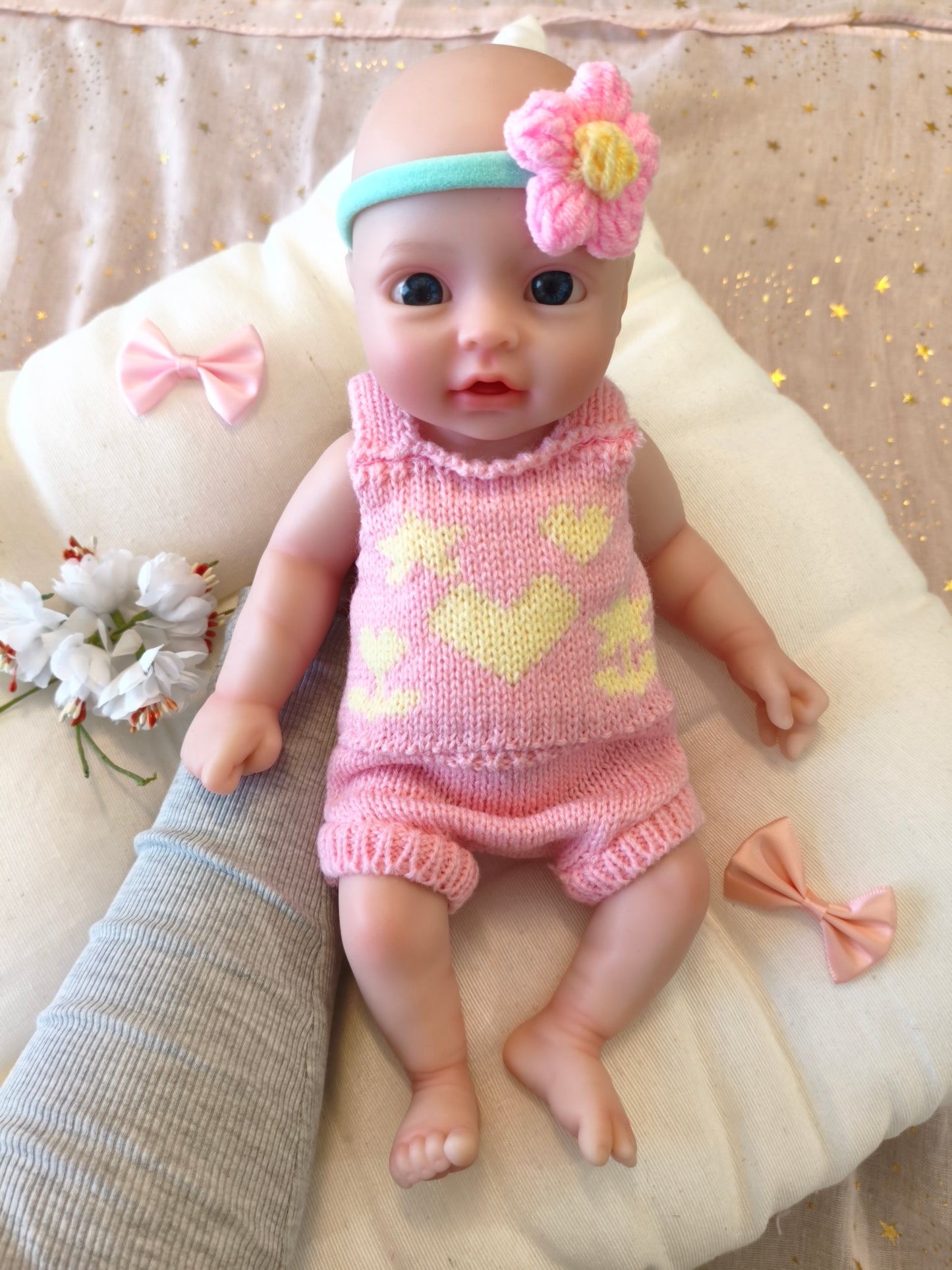 Bebé Reborn Sara - 30 cm de Silicona Blanda Realista